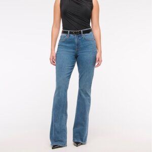 Abercrombie Curve Love Mid Rise Bootcut Jean